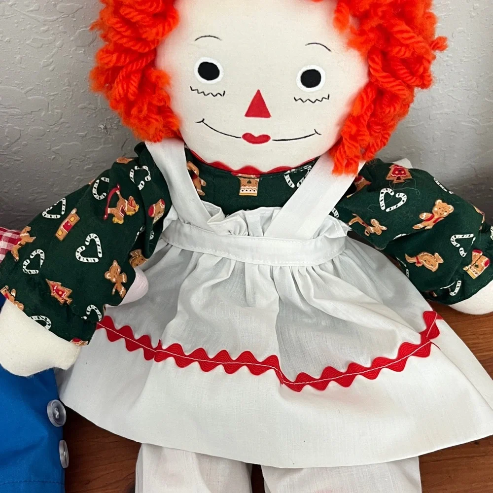 Raggedy Ann and Andy VTG Home made  Classic Pair - - Picture 5 of 7